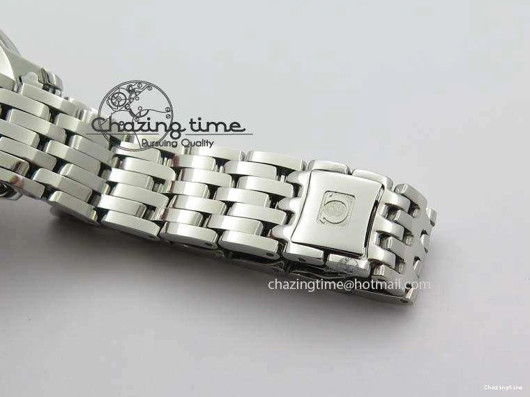 0310 De Ville 27mm Ladies MK 1:1 Best Edition White MOP Diamond Markers On SS Bracelet Ronda Quartz MoistureWicking 8190